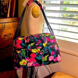 Vera Bradley Large Grand Weekender Carry-On Luggage Bag